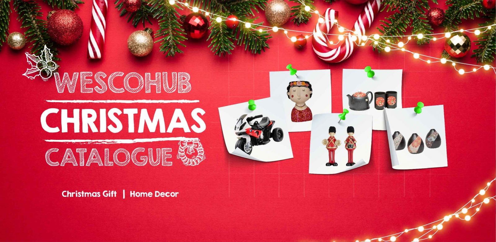 Christmas Catalogue Website Banner