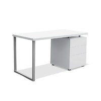 Light Desk with 3 Drawers