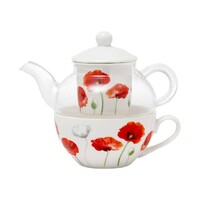 Poppies AWM Tea For One