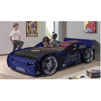 MRX Speed No. 81 Racing Car Bed - Blue
