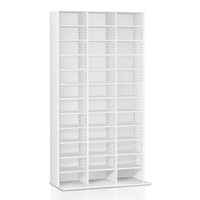Cobar Adjustable Book Storage Shelf Rack Unit - White