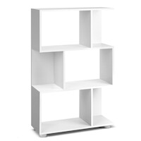 Zig Zag Bookshelf - White