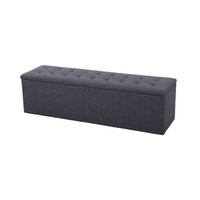 Venus Linen Blanket Box Grey 140cm