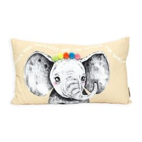 Baby Elephant 50x30 Cushion