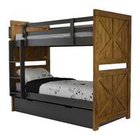 Jayden Convertible Bunk Bed with Trundle - Single