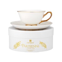 Parisienne White Cup + Saucer