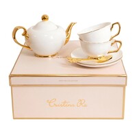 Two Cup Ivory Teaset
