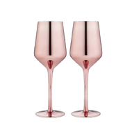 Aurora Rose 2pk Wine Glass