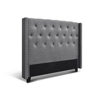 Winged Carter Grey Bed Head - Queen