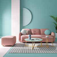 Lana 3 Seater Sofa - Pink