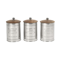 Cooma Mangowood Cannister Set of 3