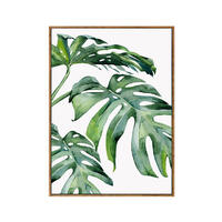 Tropical Monsteria Framed Canvas