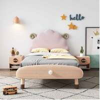 Marly Sheep King Single Bed - Pink