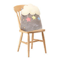 Cute Star Cloud Wedge Cushion Grey