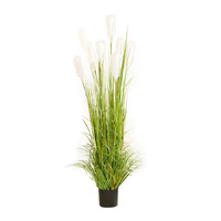 Artificial Indoor Potted Reed Grass Tree 120cm