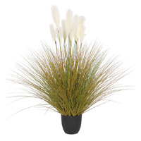 Artificial Indoor Potted Reed Bulrush Grass