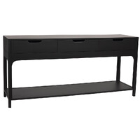 Arco Wooden Console Table, 170cm, Black