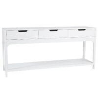 Arco Wooden Console Table, 170cm, White