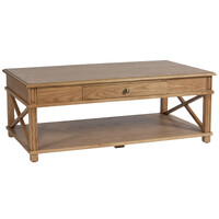 Manto Timber Coffee Table, Elm