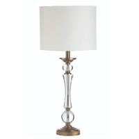 Faith AB White Crystal Table Lamp