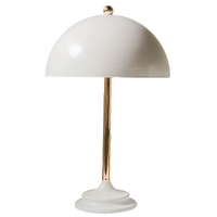 Mushroom White Table Lamp