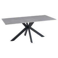 Harrington Ceramic Top Dining Table, Bulgarian Grey