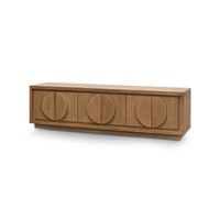 Chloe 2m Entertainment TV Unit - Dusty Oak