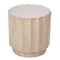 Wyatt Side Table White Wash