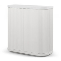 Cosmos 100cm Wooden Storage Cabinet - White
