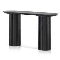 Samuel 1.4m Console Table - Black Oak