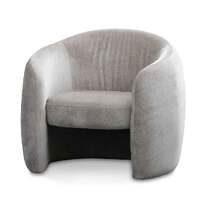 Monet Fabric Armchair - Platinum Grey