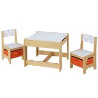 Leo 3PCS Kids Table and Chairs Set