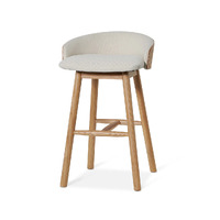 Annie Natural Bar Stool - Beige