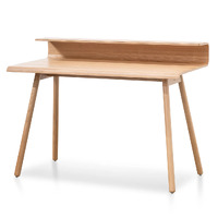 Elma Wooden Home Office Desk - Natural