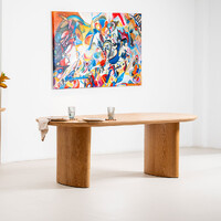 Barwell Dining Table, Natural