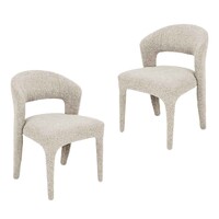 Onasis Set of 2 Dining Chair, Wheat
