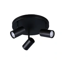 Brianna 3 Light Round Spot Light - Black
