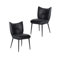 Marina Set of 2 Dining Chair, Black