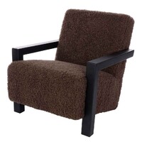 Navarro Armchair Brown & Black
