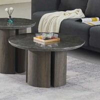 Camden Coffee Table – Grey Marble Top