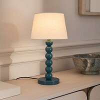 Pearl Orb Table Lamp - Cyan