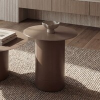 Juno Side Table, Matte Chestnut