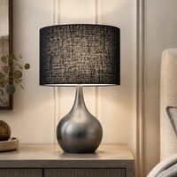 Coco Touch Charcoal Table Lamp