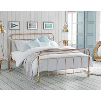 Madrid Copper & Brass Plated Queen Bed