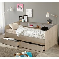 Cozy Day Bed (Single) with Shelves and 2 Drawer