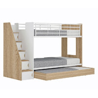 Ashton Trio Single Bunk Bed & Cabinets