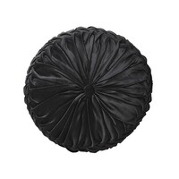 Tempo Black Round Cushion