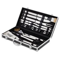 BBQ Tool Set With Aluminium Case Set 18 Pce