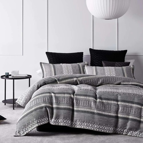 Tribeca Steel Quilt Cover Set