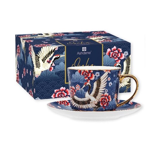Osaka Blue Cranes Cup & Saucer